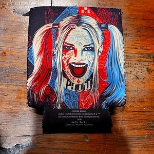 NWOT Harley Quinn koozie
